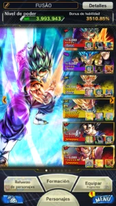 Dragon Ball Legends Todas as fusoes UL, GoFreeza, Gamas, etc
