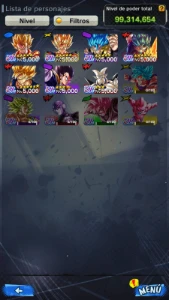 Dragon Ball Legends Todas as fusoes UL, GoFreeza, Gamas, etc