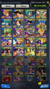 Dragon Ball Legends Todas as fusoes UL, GoFreeza, Gamas, etc