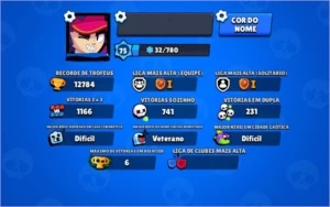 Conta de Brawl Stars (Skins e +2 passes)