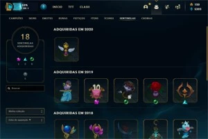 Conta de League of Legends 2016 LOL