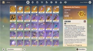 Conta Genshin AR 57 Hutao / Albedo / 3 Arcontes / 8 Armas T5 - Genshin Impact