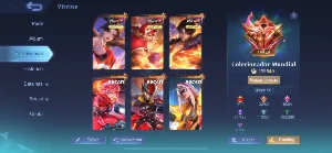 Conta FULL Gemada 503 SKINS. Pacote Ducati completo e outros - Mobile Legends