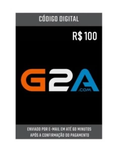 CARTÃO G2A GIFD CARD BR R$100 - Outros