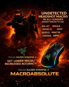 Macro Cs2 No Recoil Full Life (Mouse Razer) - Counter Strike