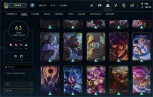 CONTA VALORANT 384 GASTOS + LOL 310 GASTOS