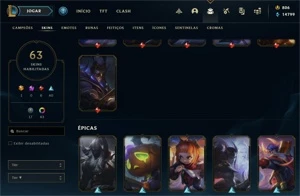 CONTA VALORANT 384 GASTOS + LOL 310 GASTOS