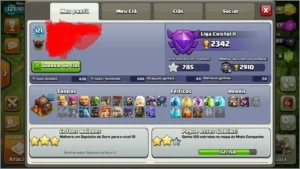 CV10 quase full (leia descrição) - Clash of Clans