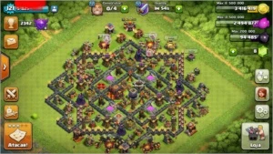 CV10 quase full (leia descrição) - Clash of Clans