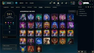 Conta League of Legends Platina 4 + 118 SKINS LOL
