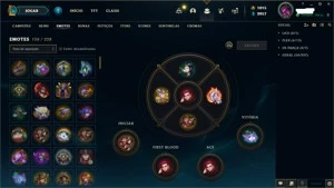Conta League of Legends Platina 4 + 118 SKINS LOL