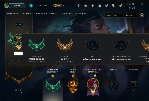 Esmeralda 4 com 35 Champs e 17 Skins ( MID / JG / ADC )