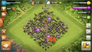 Clash Of Clans, combo pra guerra.
