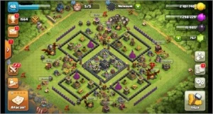 Clash Of Clans, combo pra guerra.