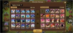 #282 Jager Zaiross Psama Rica Hathor - Summoners War