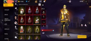 CONTA FREE FIRE 6 anos (super gemada)