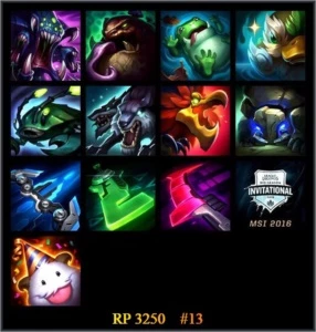 CONTA LOL 71 CHAMPS 9 SKINS 2 LENDÁRIAS BOM MMR - League of Legends