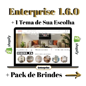 Tema Shopify Enterprise + Atualizações e Brindes no Email - Outros