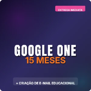 Google One 15 Meses + Criação De E-Mail Educacional