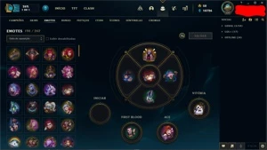 Vendo Conta Lol Platina 1, 340 skins, 7 skins vitoriosas - League of Legends