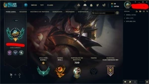 Vendo Conta Lol Platina 1, 340 skins, 7 skins vitoriosas - League of Legends