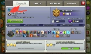 conta clash of cv 09 - Clash of Clans