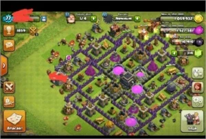 conta clash of cv 09 - Clash of Clans