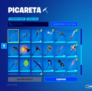 CONTA FORTNITE - C/ SKINS ANTIGAS: CEIFADOR, TUBARÃO MAKO E+