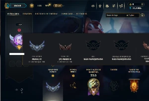 Conta Prata 4 com 70 Champs e 40 Skins (mais de 30 jogos)