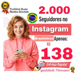 Seguidores Instagram BR - Redes Sociais