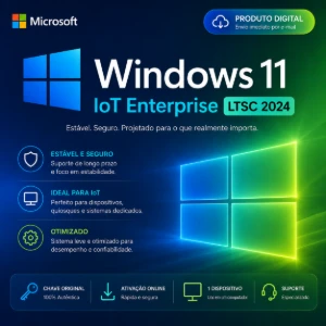 Windows 11 IoT Enterprise – Chave Original | Emissão de NF