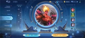 Conta mobile legends com várias skins