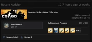 CONTA STEAM 2 ANOS LEVEL 51 CSGO PRIME ON 1K HORAS E OUTROS - Counter Strike