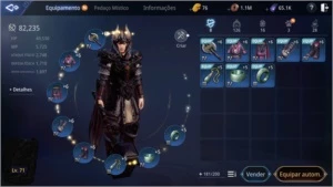 MIR4 NA122 GUERREIRO 82K LVL 71 Server do AMOR