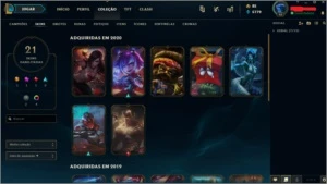 Conta Prata III com desconto - League of Legends LOL