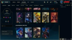 Conta Prata III com desconto - League of Legends LOL