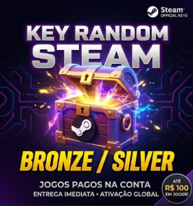 🚀 Key Random Steam Bronze/Silver [Entrega Automática] ⚡