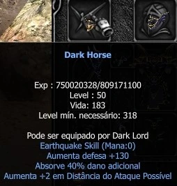 Dark Horse (DEVILZMU EX) - MU Online