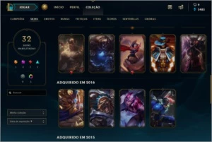 CONTA LOL D5, 80 CAMPEÕES, 33 SKINS E COM EMAIL DA CONTA!! - League of Legends
