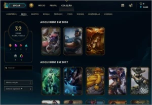 CONTA LOL D5, 80 CAMPEÕES, 33 SKINS E COM EMAIL DA CONTA!! - League of Legends