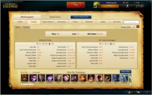 Conta League of Legends// GOLD 2//100 Champions//20 SKINS LOL
