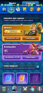 Conta rara de Clash Royale