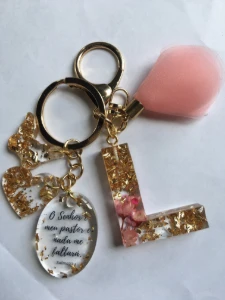 Chaveiro Personalizado Resina - Artesanato e Personalizados