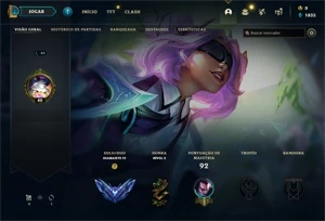 CONTA SMURF DIAMANTE MMR MESTRE - League of Legends LOL