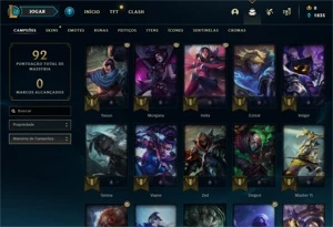 CONTA SMURF DIAMANTE MMR MESTRE - League of Legends LOL