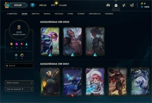CONTA SMURF DIAMANTE MMR MESTRE - League of Legends LOL