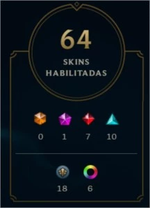Conta League of Legends Platina 4,Todos os Champ,skins e EA LOL