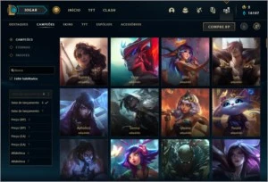 Conta League of Legends Platina 4,Todos os Champ,skins e EA LOL
