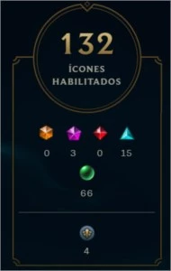 Conta League of Legends Platina 4,Todos os Champ,skins e EA LOL