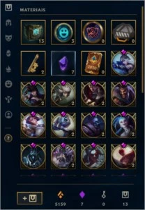 Conta League of Legends Platina 4,Todos os Champ,skins e EA LOL